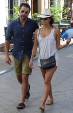 EVA LONGORIA and Jose Antonio Baston Out and About in Marbella