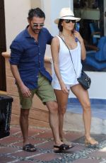 EVA LONGORIA and Jose Antonio Baston Out and About in Marbella