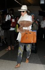 EVA LONGORIA Arrives at Los Angeles International Airport