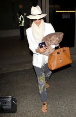 EVA LONGORIA Arrives at Los Angeles International Airport