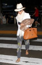 EVA LONGORIA Arrives at Los Angeles International Airport