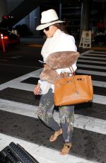 EVA LONGORIA Arrives at Los Angeles International Airport