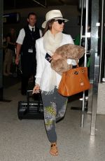 EVA LONGORIA Arrives at Los Angeles International Airport
