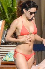 EVA LONGORIA in Bikini on Vacation in Capri