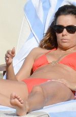 EVA LONGORIA in Bikini on Vacation in Capri