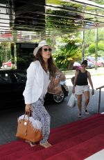 EVA LONGORIA Leaves Her Hotel in Marbella