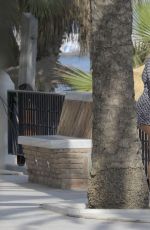 EVA LONGORIA Out and About in Marbella