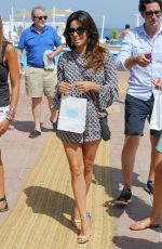 EVA LONGORIA Out and About in Marbella