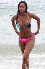 FANNY NEGUESHA in Bikini at a Beach in Miami
