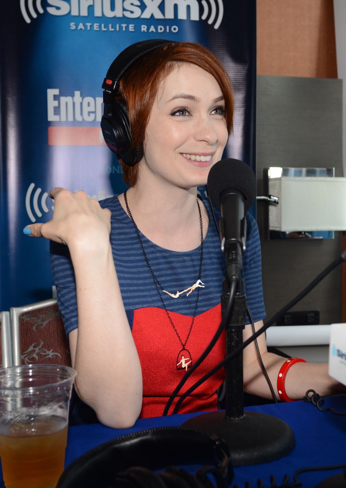 FELICIA DAY at SiriusXM Broadcasts from Comic-con