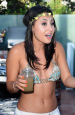 FRANCIA RAISA in Bikini at hHer Birthday Party in Malibu