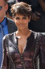 HALLE BERRY Arrives at Late Show with David Letterman