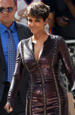 HALLE BERRY Arrives at Late Show with David Letterman