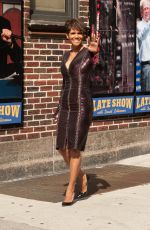 HALLE BERRY Arrives at Late Show with David Letterman