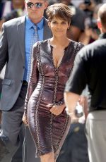 HALLE BERRY Arrives at Late Show with David Letterman