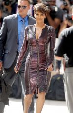 HALLE BERRY Arrives at Late Show with David Letterman