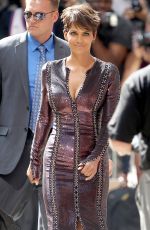 HALLE BERRY Arrives at Late Show with David Letterman