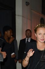 HAYDEN PANETTIERE and Wladimir Klitchko Out for Dinner in London