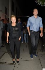 HAYDEN PANETTIERE and Wladimir Klitchko Out for Dinner in London