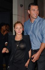 HAYDEN PANETTIERE and Wladimir Klitchko Out for Dinner in London