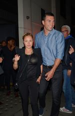 HAYDEN PANETTIERE and Wladimir Klitchko Out for Dinner in London