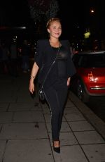 HAYDEN PANETTIERE and Wladimir Klitschko Out for Dinner in London