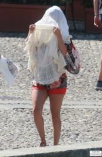 HAYDEN PANETTIERE Out and About in Portofino