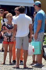HAYDEN PANETTIERE Out and About in Portofino