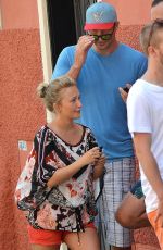 HAYDEN PANETTIERE Out and About in Portofino