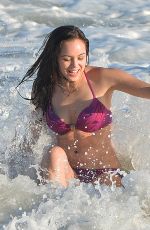 HAYLEY ORRANTIA in Bikini at a Beach in Los Angeles