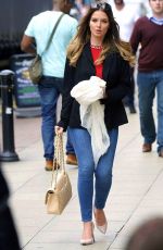 HELEN FLANAGAN out and About in Manchester