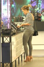 HILARY DUFF at Mac Cosmetics in West Hollywood