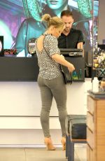 HILARY DUFF at Mac Cosmetics in West Hollywood