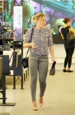 HILARY DUFF at Mac Cosmetics in West Hollywood