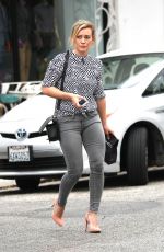 HILARY DUFF at Mac Cosmetics in West Hollywood