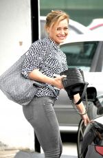 HILARY DUFF at Mac Cosmetics in West Hollywood