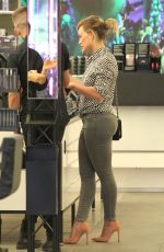 HILARY DUFF at Mac Cosmetics in West Hollywood
