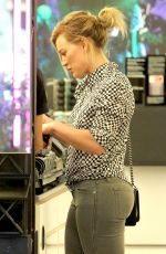 HILARY DUFF at Mac Cosmetics in West Hollywood