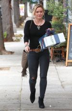 HILARY DUFF Heading to a Party in Sherman Oaks