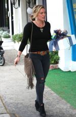 HILARY DUFF Heading to a Party in Sherman Oaks