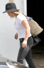 HILARY DUFF Leaves a Gym in Los Angeles 1607