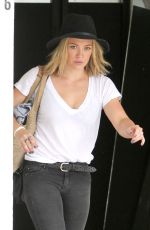 HILARY DUFF Leaves a Gym in Los Angeles 1607