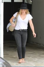 HILARY DUFF Leaves a Gym in Los Angeles 1607