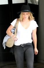 HILARY DUFF Leaves a Gym in Los Angeles 1607