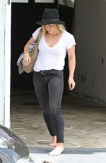 HILARY DUFF Leaves a Gym in Los Angeles 1607