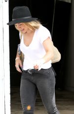 HILARY DUFF Leaves a Gym in Los Angeles 1607