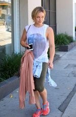 HILARY DUFF Leaves a Gym in West Hollywood 3007
