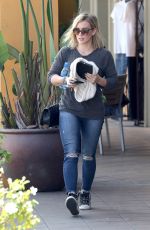 HILARY DUFF Out and About in Los Angeles 1707