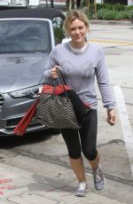 HILARY DUFF Out and About in West Hollywood