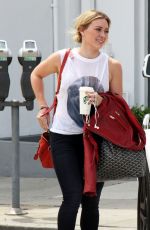 HILARY DUFF Out and About in West Hollywood